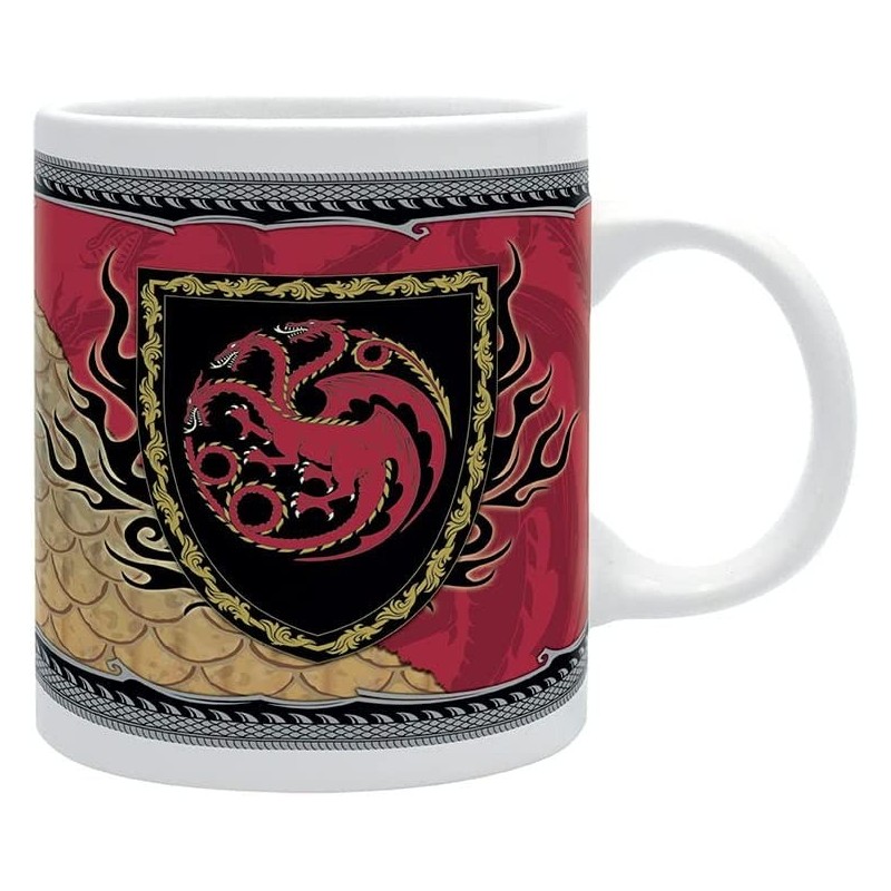 Taza House Of The Dragon Targaryen Cerámica 320 mls