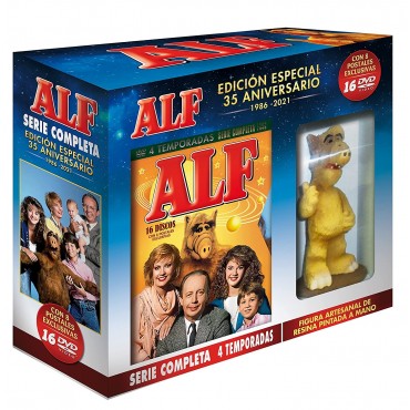 Pack FIGURA + ALF Serie Completa Temporadas 1-4 (16 DVDs ) Edicion Especial Digipack + Postales [DVD]