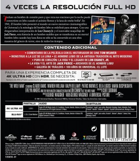 El hombre lobo (4K UHD + Blu-ray) [Blu-ray]