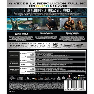 Jurassic World Pack 1-3 [BLU_RAY]