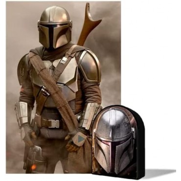 Puzle The Mandalorian Star Wars 300 Piezas 3D 31 x 46 cms