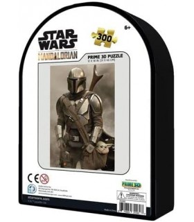 Puzle The Mandalorian Star Wars 300 Piezas 3D 31 x 46 cms