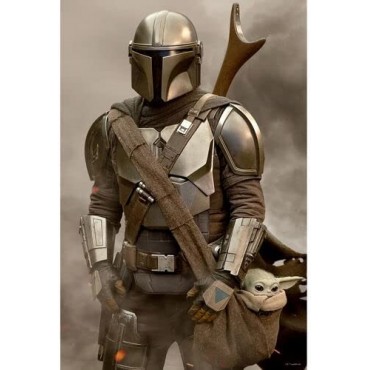 Puzle The Mandalorian Star Wars 300 Piezas 3D 31 x 46 cms