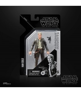 Figura Han Solo Star Wars El Despertar de la Fuerza Star Wars: The Force Awakens Black Series Articulada 15 cms
