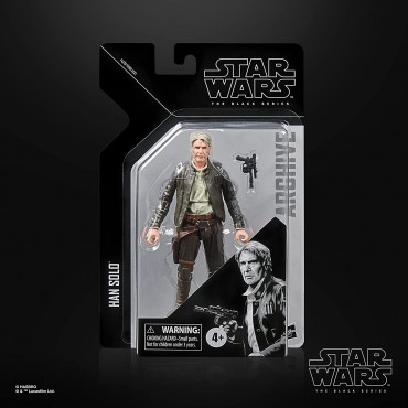 Figura Han Solo Star Wars El Despertar de la Fuerza Star Wars: The Force Awakens Black Series Articulada 15 cms