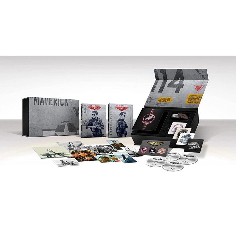 Top Gun + Top Gun: Maverick (Edición Coleccionista Steelbook) [4K UHD+Blu-ray] (1986,2022)