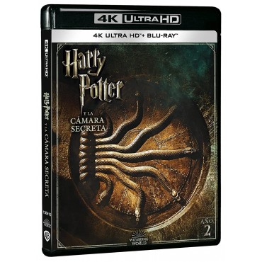 Harry Potter y la Cámara Secreta [4K UHD,Blu-ray] (2002) Harry Potter And The Chamber Of Secrets