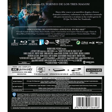 Harry Potter Y El Cáliz De Fuego [4K UHD,Blu-ray] (2005) Harry Potter And The Goblet Of Fire