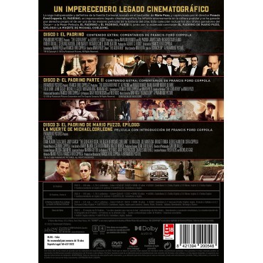 El Padrino: Trilogia 50 Aniversario + Disco Extras (DVD) (4 discos) [DVD]