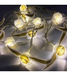 Luces Decorativas Snitch Dorada Harry Potter 