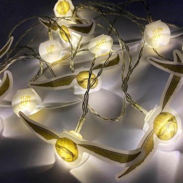 Luces Decorativas Snitch Dorada Harry Potter 