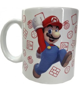 Taza Cerámica + Hucha Metalica Super Mario Bros 