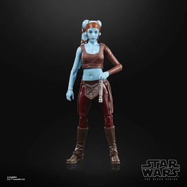 Figura Aayla Secura El Ataque de los Clones Star Wars: Attack of the Clones The Black Series Articulada 15 cms