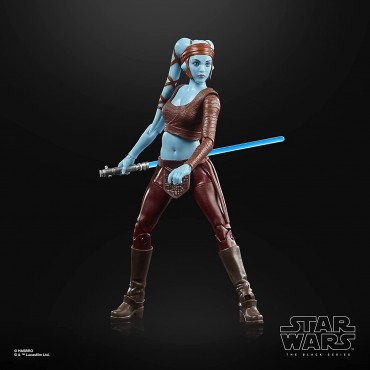 Figura Aayla Secura El Ataque de los Clones Star Wars: Attack of the Clones The Black Series Articulada 15 cms