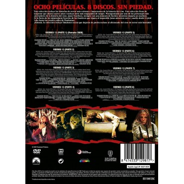 Pack 1-8: Viernes 13 [DVD]