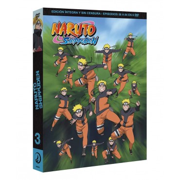 Naruto Shippuden BOX 3. DVD. [DVD]