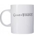Taza Casa Stark Juego de Tronos GOT Cerámica con Lobo Esculpido en el Interior 320 mls