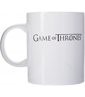 Taza Casa Stark Juego de Tronos GOT Cerámica con Lobo Esculpido en el Interior 320 mls