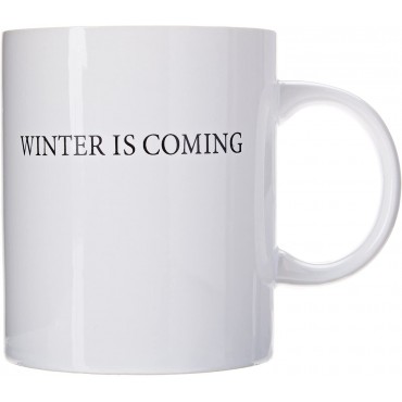 Taza Casa Stark Juego de Tronos GOT Cerámica con Lobo Esculpido en el Interior 320 mls