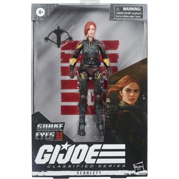 Figura Scarlett G.I.Joe Classified Series Snake Eyes Articulada 15 cms