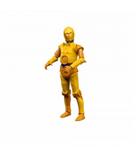 Figura See Threepio C-3PO + Moneda Star Wars Droids The Adventures of R2-D2 & C-3PO Articulada 9,5 cms