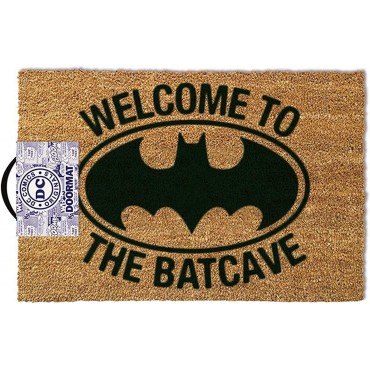 Felpudo Batcueva Batman Welcome to the Batcave Marrón DC 40 x 60 cms