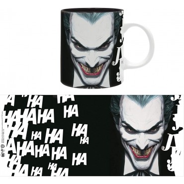 Taza The Joker Alex Ross Riendo La Liga de la Justicia DC Cerámica 320 mls