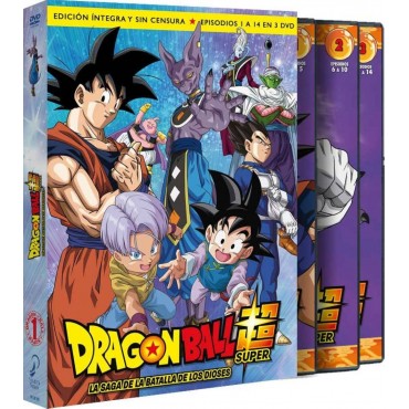 Dragon Ball Super. Box 1. La Saga De La Batalla De Los Dioses Episodios 1 A 14 [DVD]