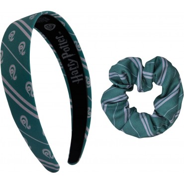 Set Diadema + Lazo Harry Potter Slytherin