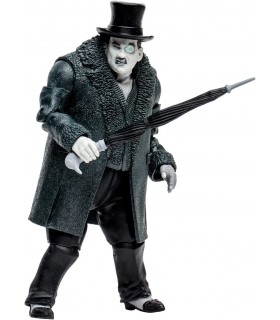 Figura El Pingüino Batman: Arkham City DC Multiverse Gold Label Collection Articulada 18 cms