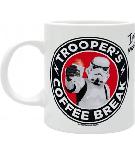Taza Trooper's Coffee Break Soldado de Asalto Original Stormtrooper Star Wars Cerámica 320 mls