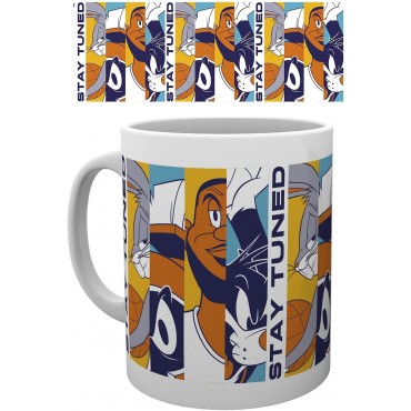 Taza Space Jam A New Legacy Stay Tuned Cerámica 320 mls