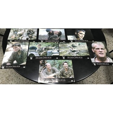 Fotocromos (8) de La Delgada Linea Roja. Nuevos