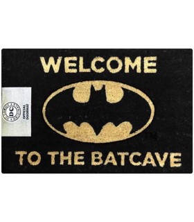 Felpudo Batcueva Batman Welcome to the Batcave Negro DC 40 x 60 cms