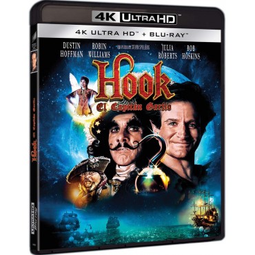 Hook (El Capitán Garfio) [4K UHD,Blu-ray] (1991) Hook