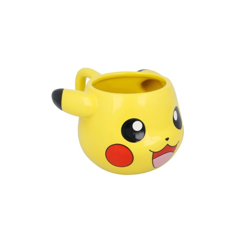 Taza Pikachu Pokémon 3D Cerámica 500 mls