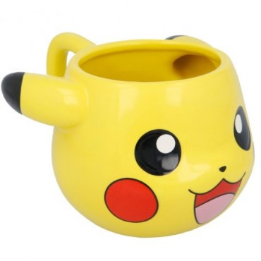 Taza Pikachu Pokémon 3D Cerámica 500 mls