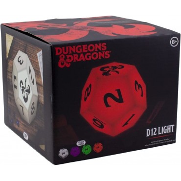 Lámpara Dado Dragones y Mazmorras Dungeons & Dragons 14,5 cms