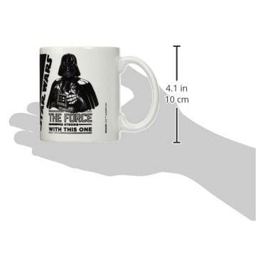 Taza Darth Vader The Force Is Strong With This One Cerámica 320 mls