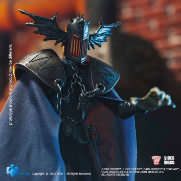 Figura Judge Fear Judge Dredd Exquisite Mini Articulada 10,5 cms + Accesorios