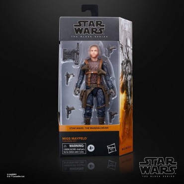 Figura Migs Mayfeld Star Wars The Mandalorian The Black Series Articulada 15 cms + Accesorios