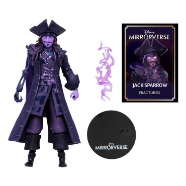 Figura Jack Sparrow Fractured Articulada Disney Mirrorverse 20 cms
