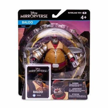 Figura Baloo Tank Disney Mirrorverse Articulada 12 cms