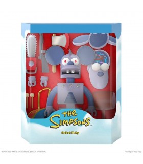 Figura Robot Pica (Itchy) Los Simpsons Articulada 18 cms