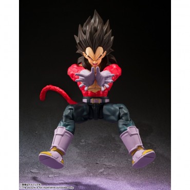Figura Super Saiyan 4 Vegeta Dragon Ball GT Articulada 13 cms