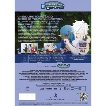 Danmachi ¿Qué tiene de malo intentar ligar en una mazmorra? T3 | Edición Bluray [Blu-ray]