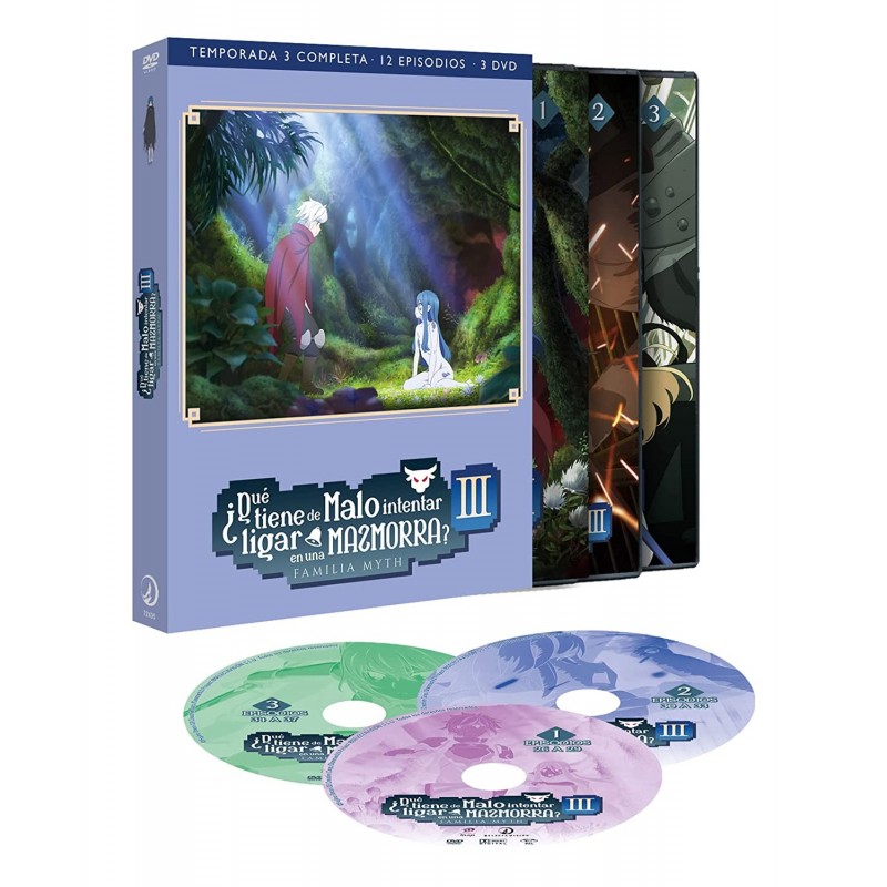 Danmachi ¿Qué tiene de malo intentar ligar en una mazmorra? T3 | Edición DVD [DVD]