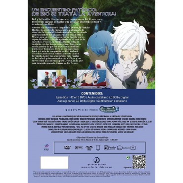 Danmachi ¿Qué tiene de malo intentar ligar en una mazmorra? T3 | Edición DVD [DVD]