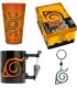 Pack de Regalo Naruto Shippuden Vaso 400 mls + Taza Cerámica 460 mls + Llavero Metal