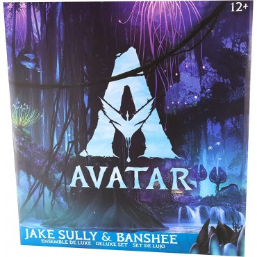 Figura Jake Sully y Banshee Avatar con Peana 18 cms